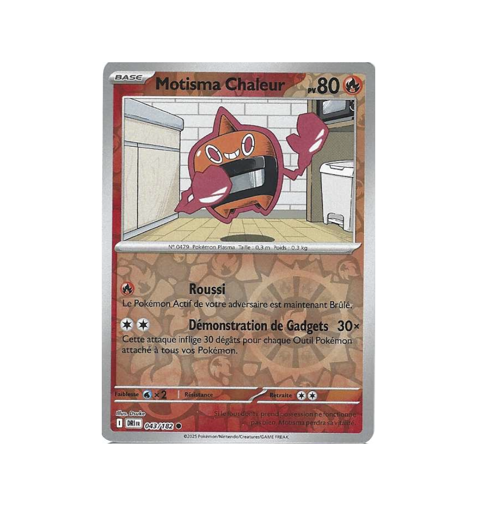 Motisma Chaleur 043/182 Reverse