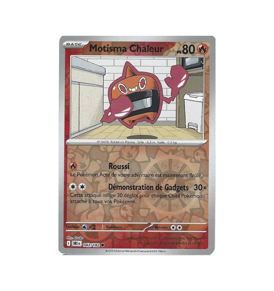 Motisma Chaleur 043/182 Reverse