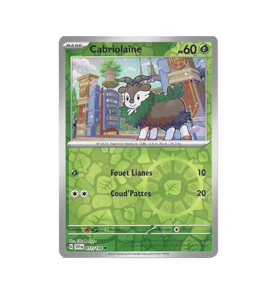 Cabriolaine 011/198 Reverse