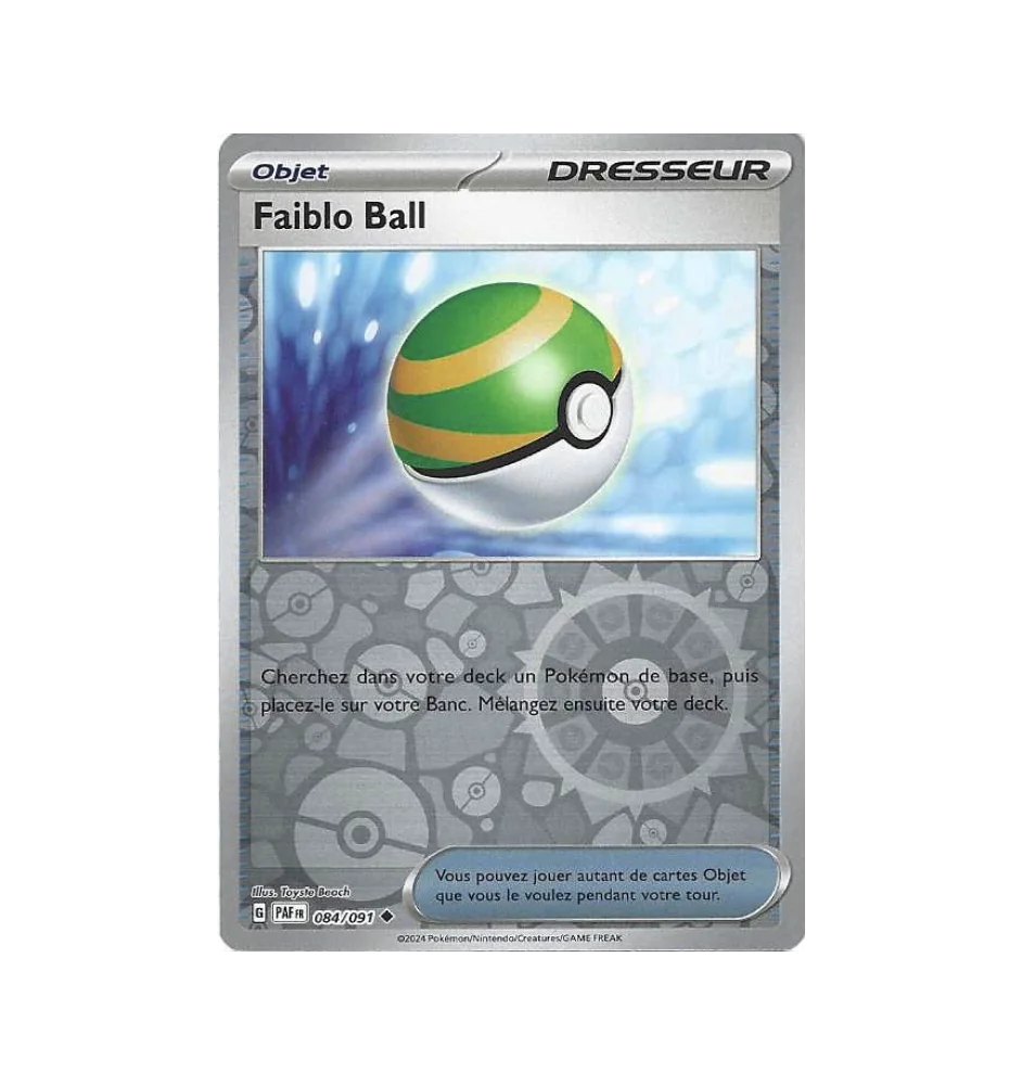 Dresseur Faiblo Ball 084/091 Reverse