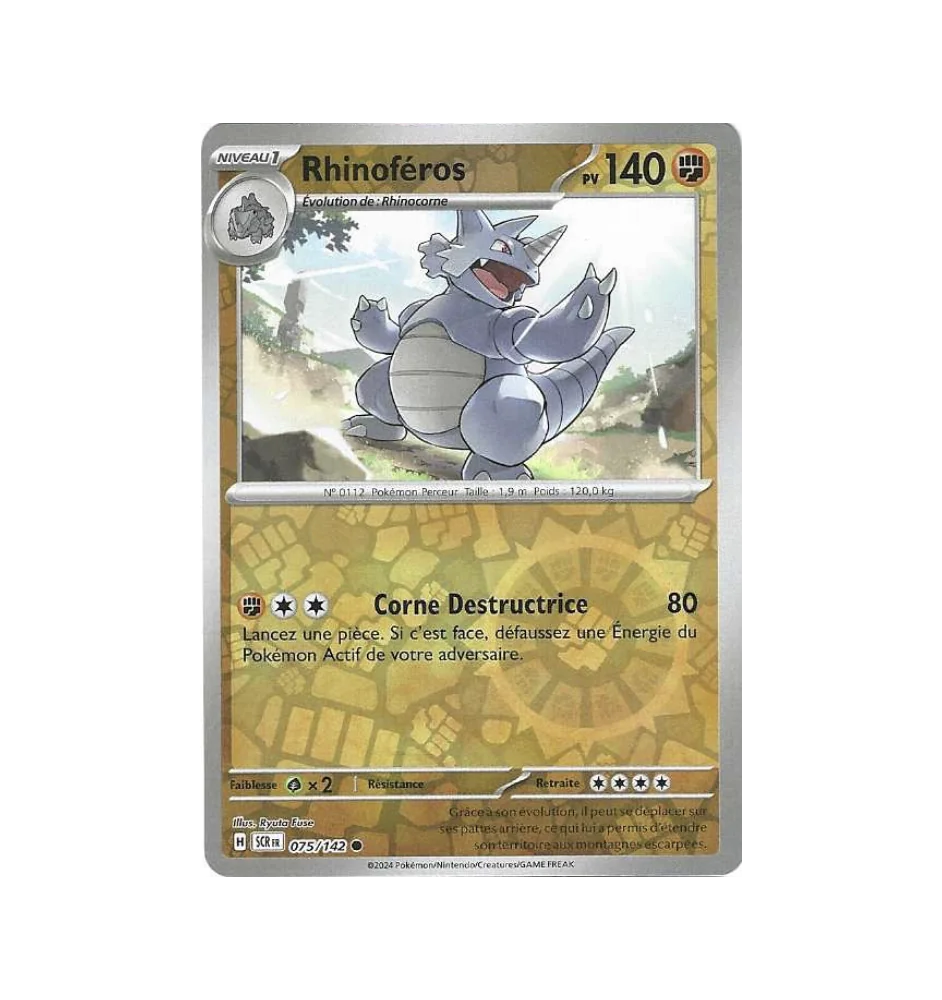 Rhinoféros 075/142 Reverse