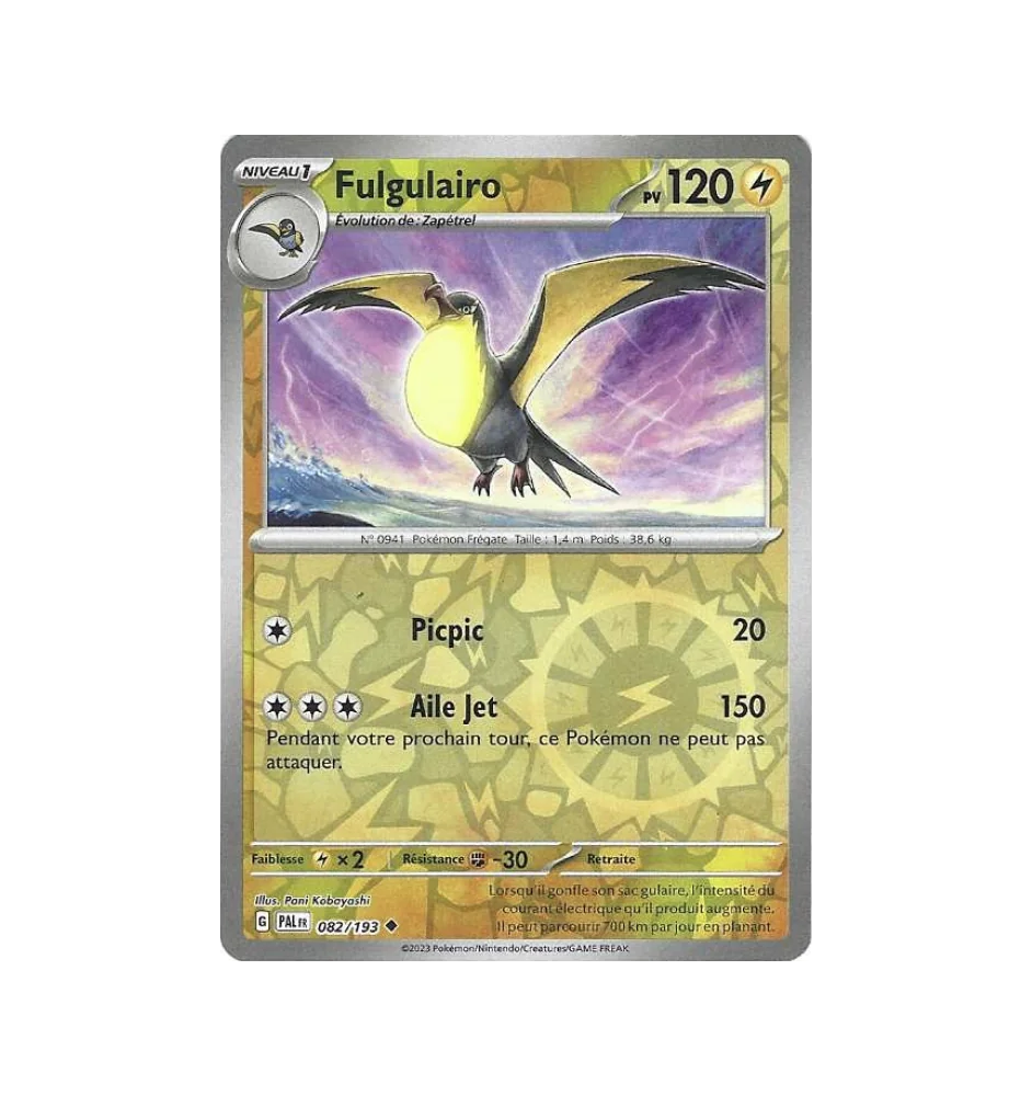 Fulgulairo 082/193 Reverse PAL Evolutions à paldéa