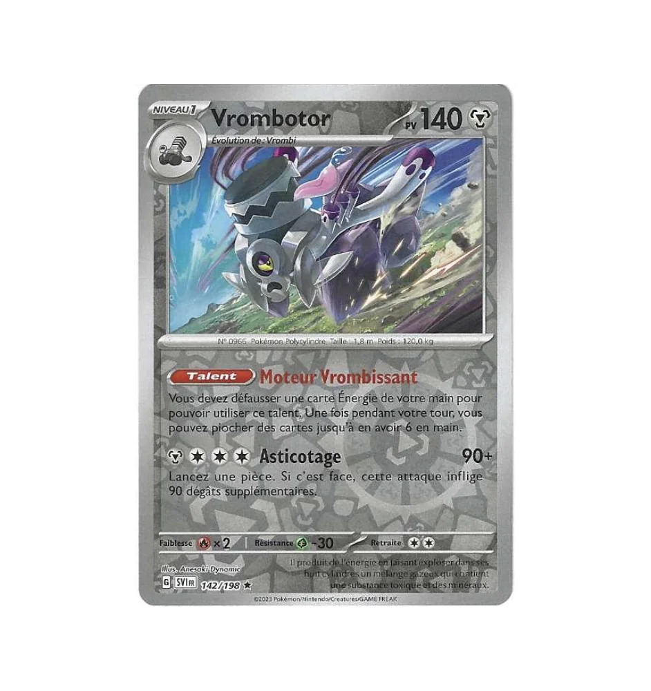 Vrombotor 142/198 Reverse SV1 Ecarlate Et Violet