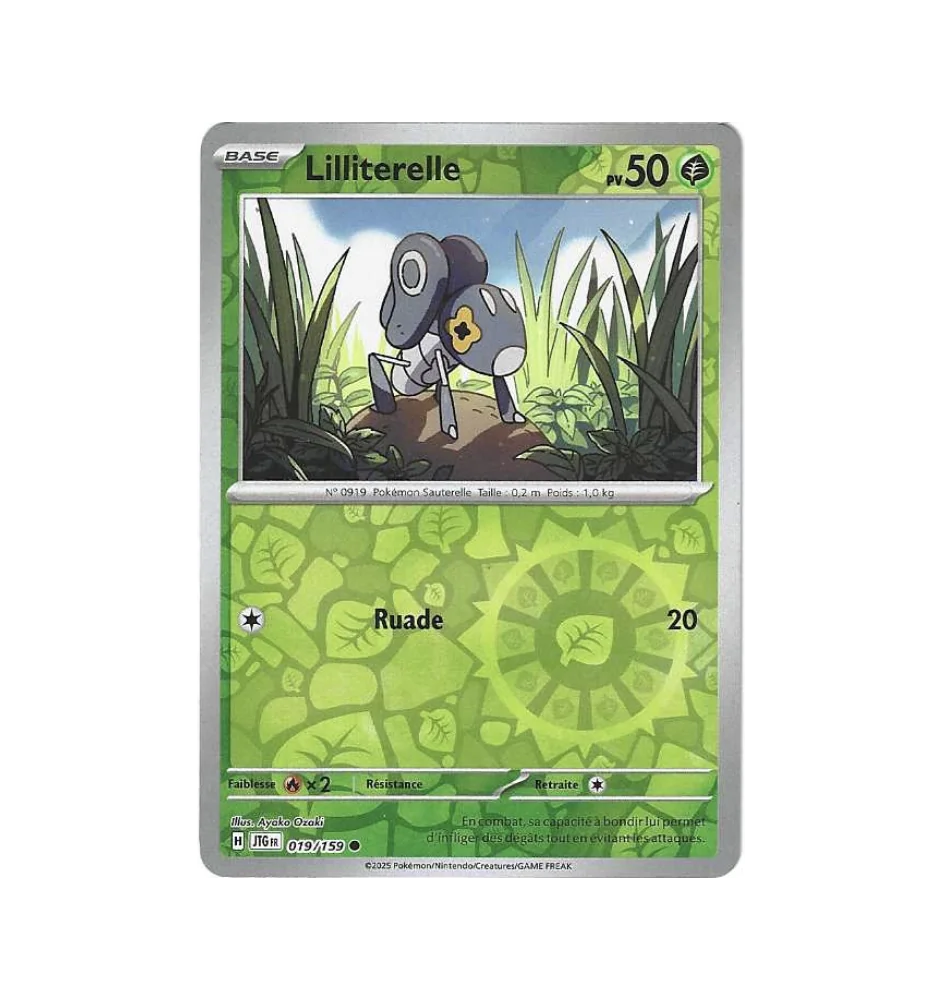 Lilliterelle 019/159 Reverse