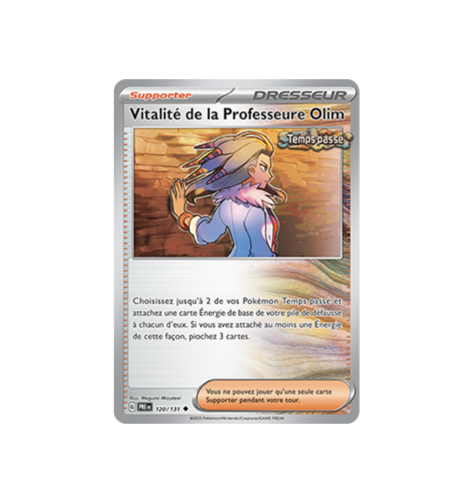 Vitalité De La Professeure Olim 120/131 Reverse Brillante Pokeball