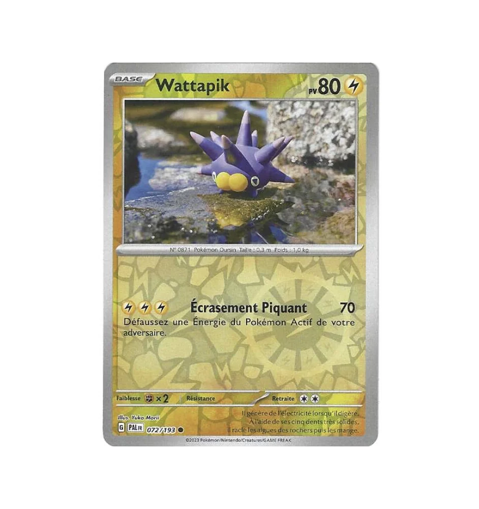 Wattapik 072/193 Reverse PAL Evolutions à paldéa