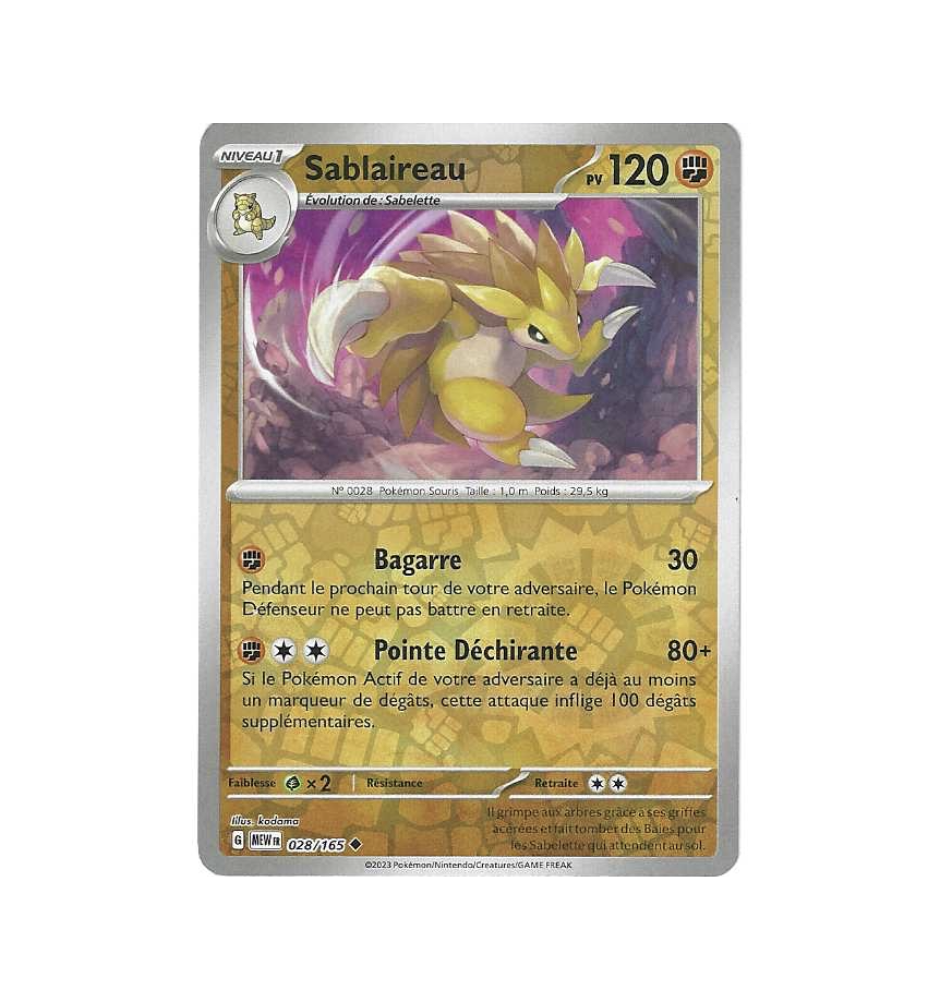 Sablaireau 028/165 Reverse