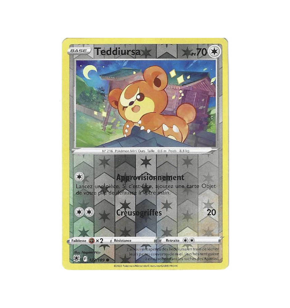 Teddiursa 122/189 Reverse