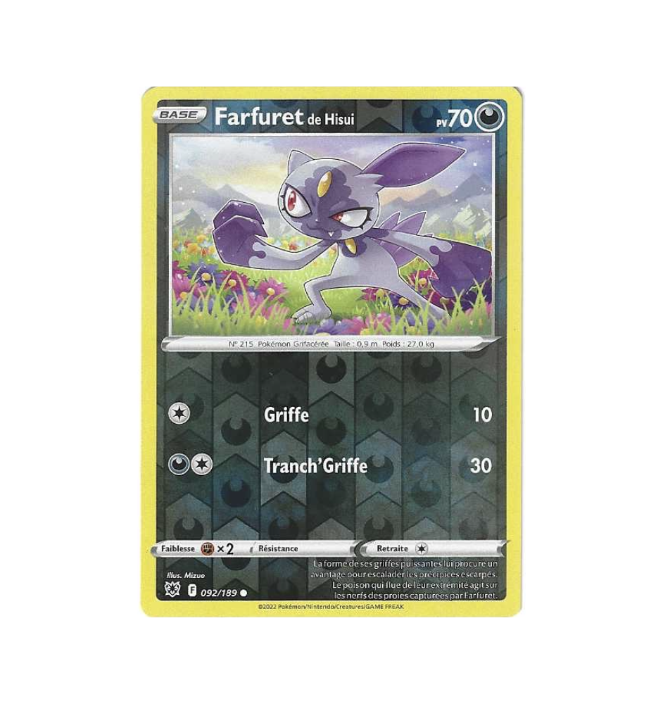 Farfuret De Hisui 092/189 Reverse