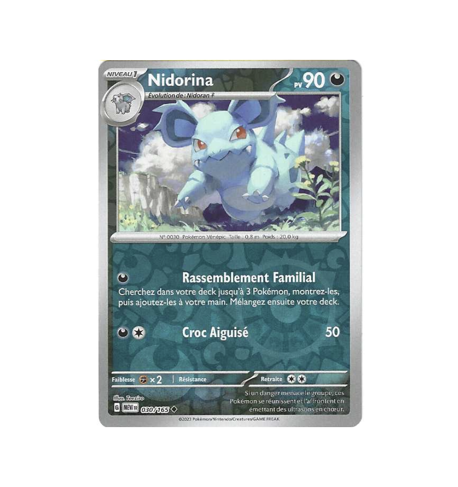 Nidorina 030/165 Reverse