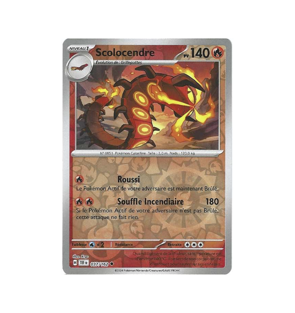 Scolocendre 037/162 Reverse