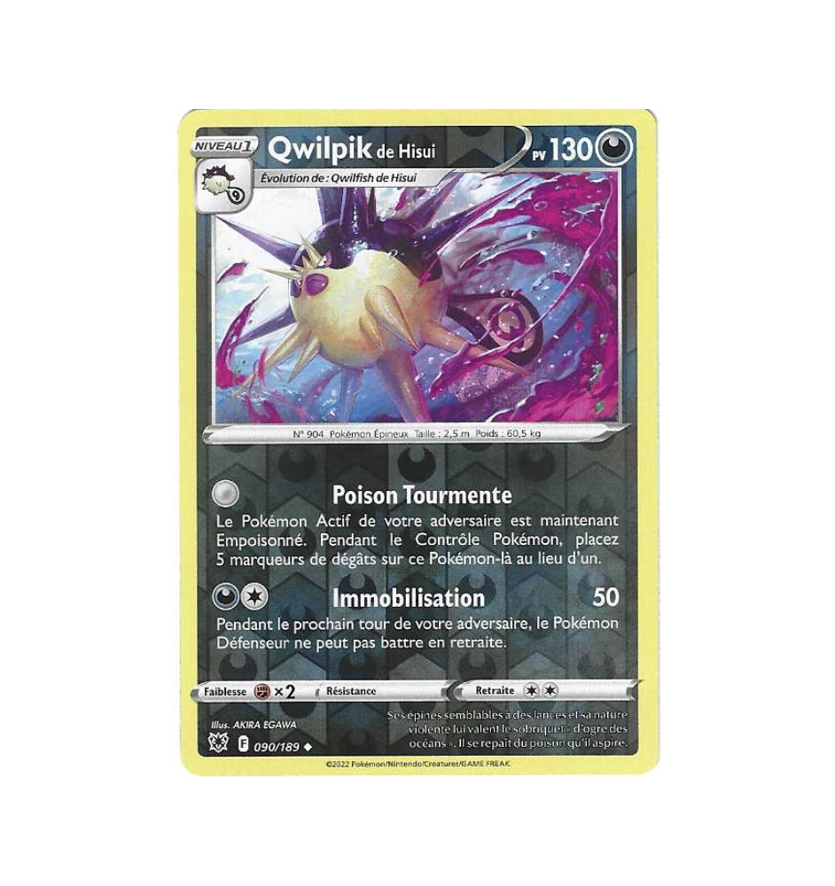 Qwilpik De Hisui 090/189 Reverse