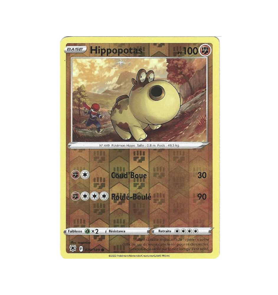 Hippopotas 079/189 Reverse