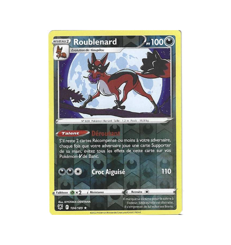 Roublenard 104/189 Reverse