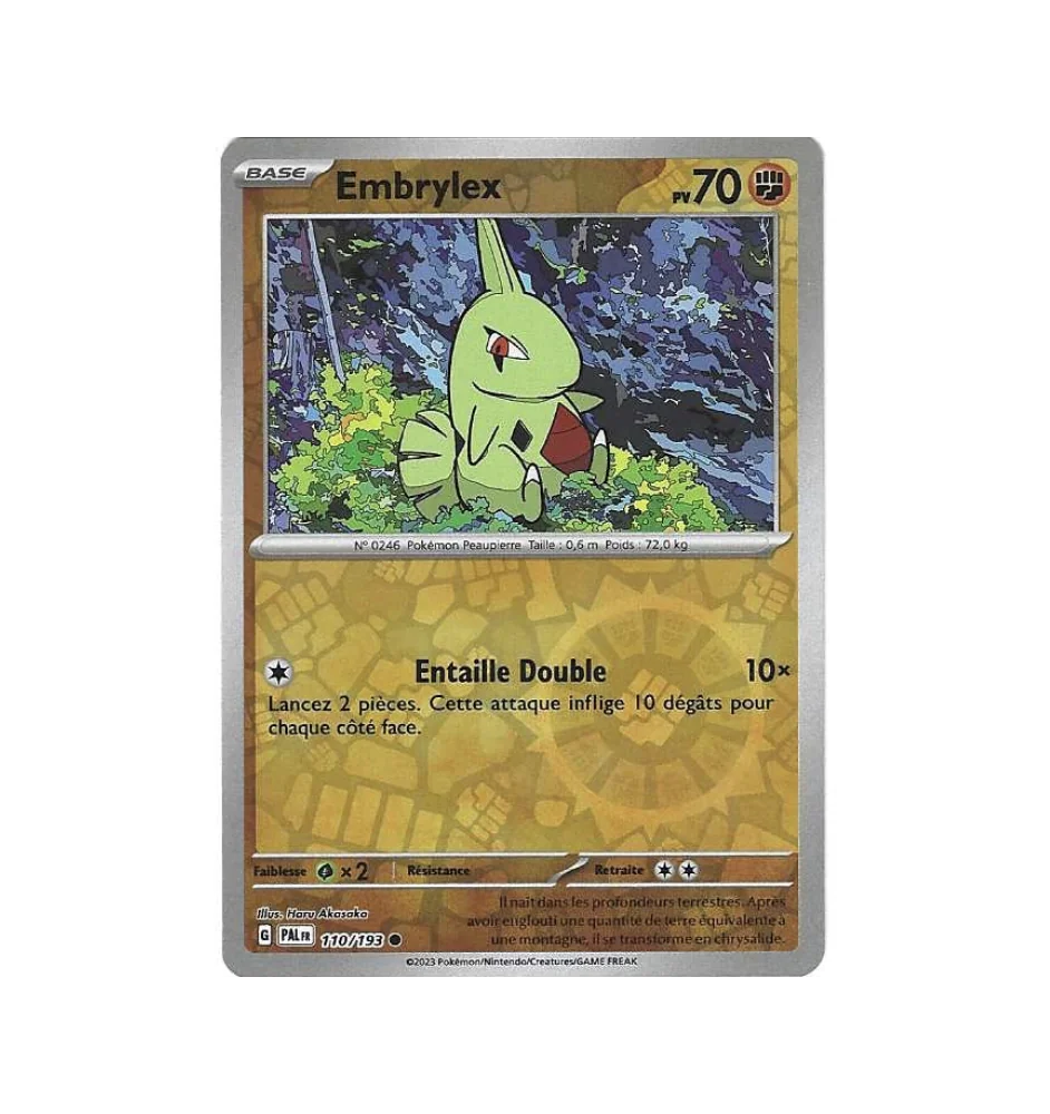 Embrylex 110/193 reverse PAL Evolutions à paldéa