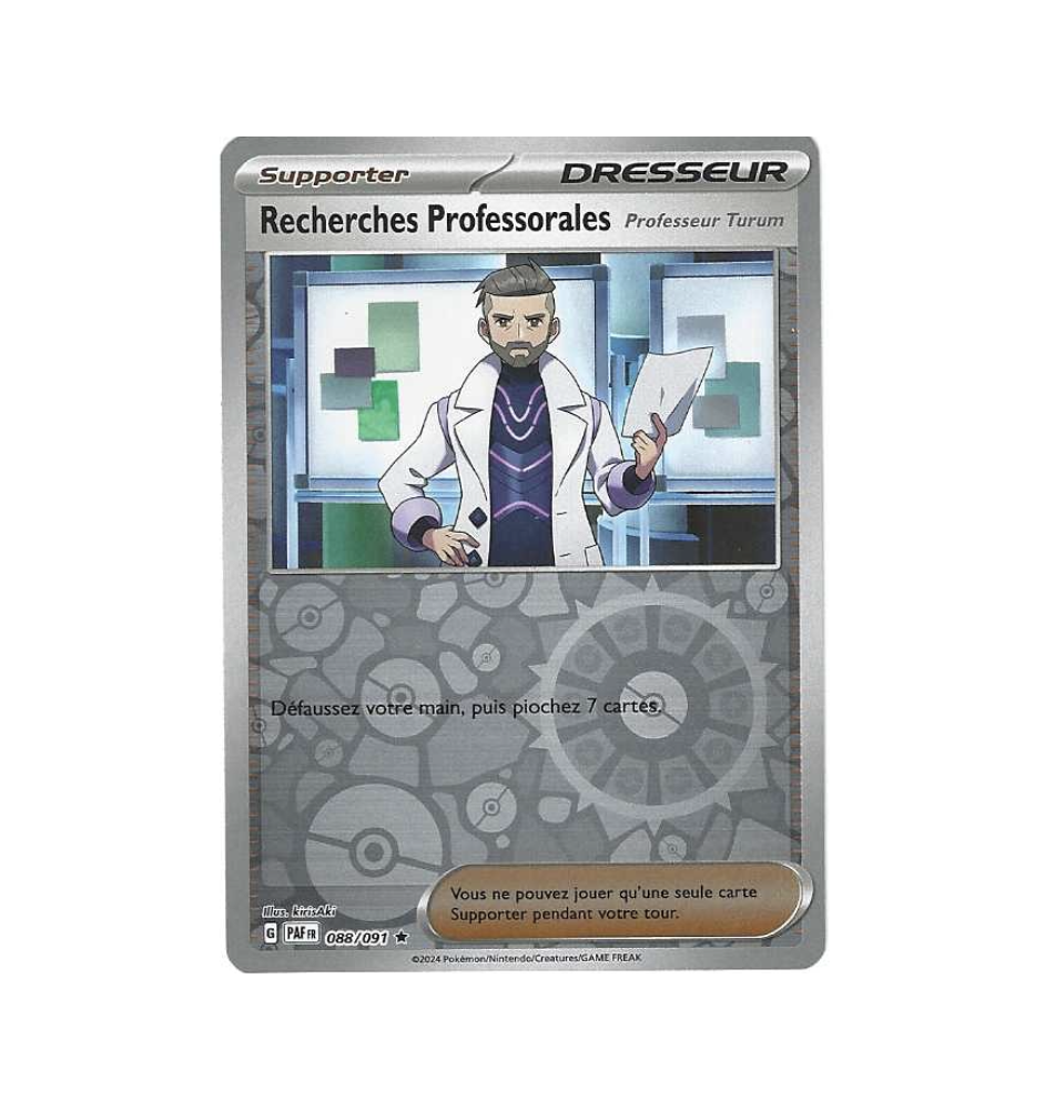 Dresseur Recherches Professorales 088/091 Reverse