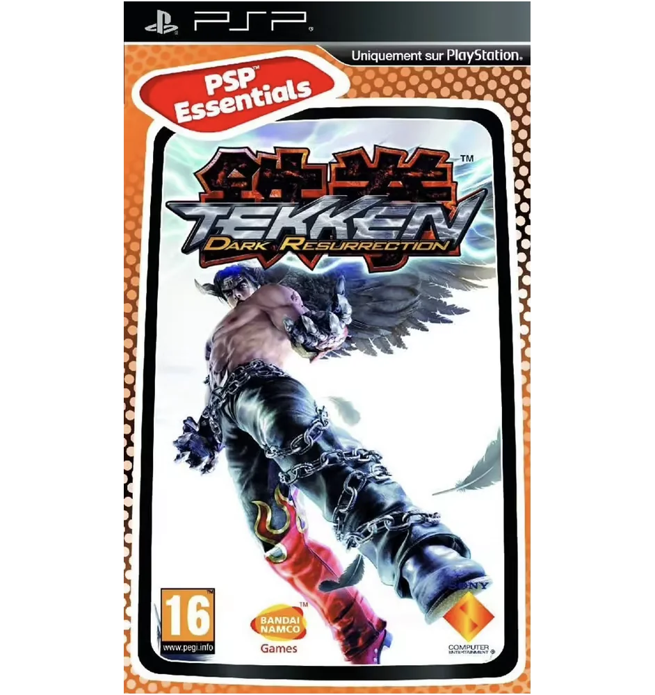 PSP Tekken Dark resurrection essential Sn