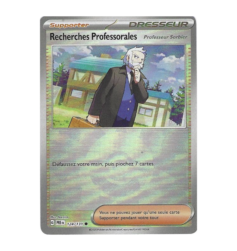 Dresseur Recherches Professorales 124/131 Reverse Pokeball
