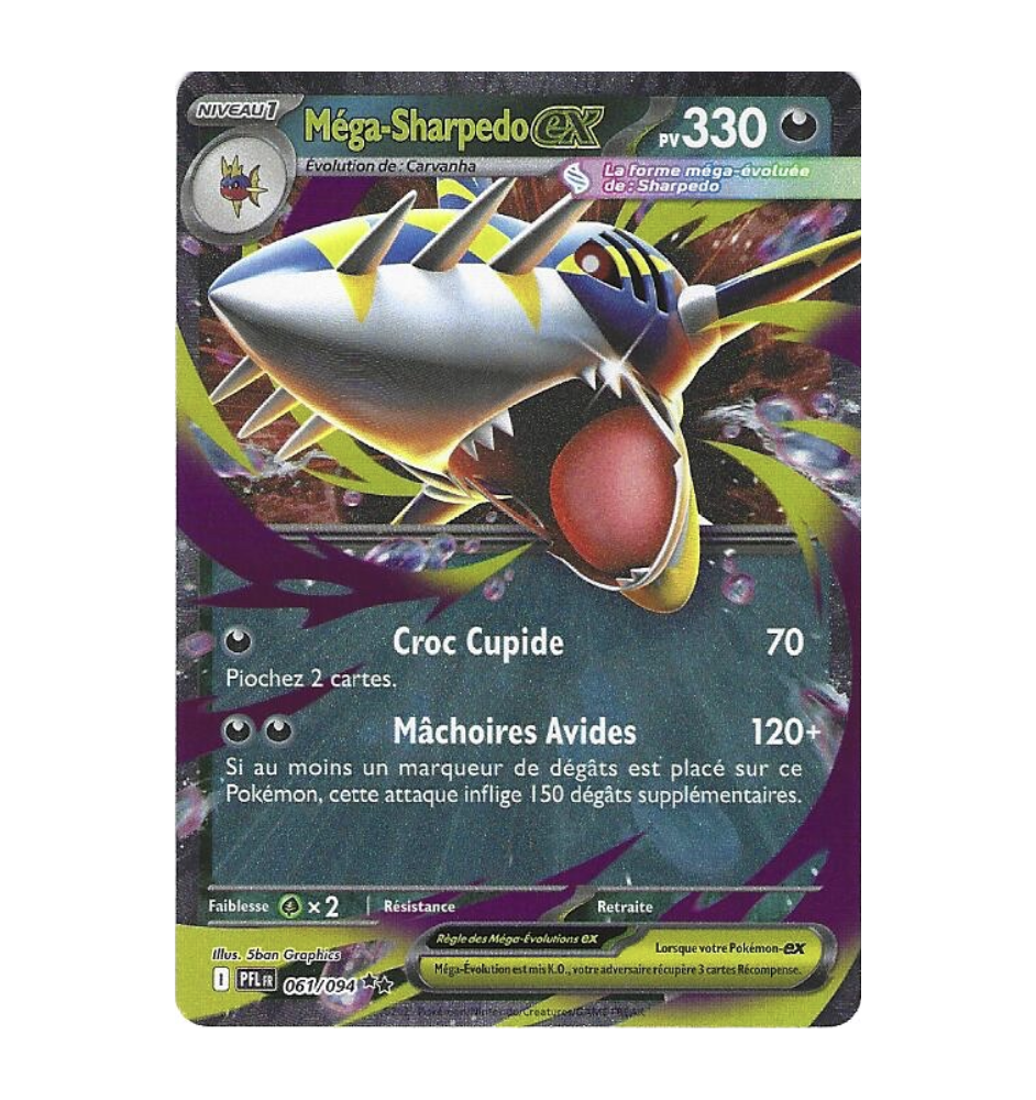 Méga-sharpedo Ex 061/094