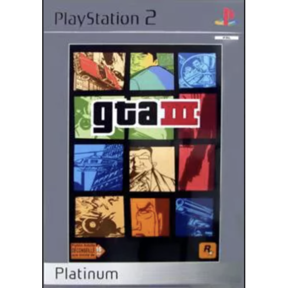 PS2 Grand Theft Auto III...