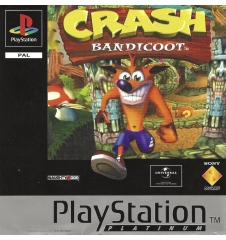 PS1 Crash Bandicoot Plat Cib