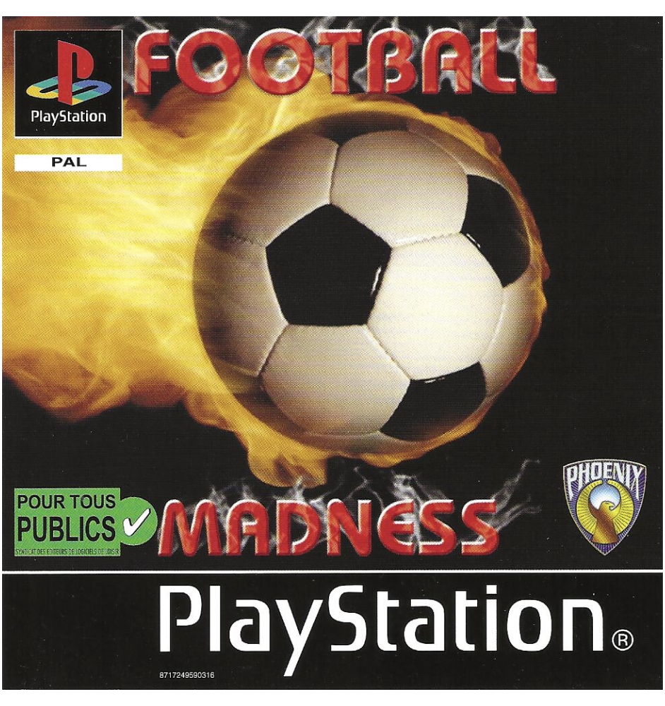 PS1 Football Madness Cib
