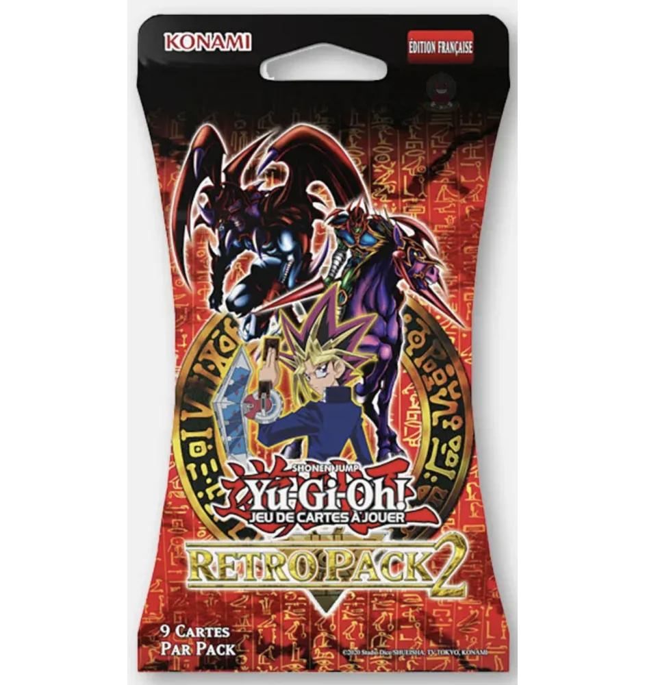 Booster Cartonné Yu-Gi-Oh Retro Pack 2 de Réimpression