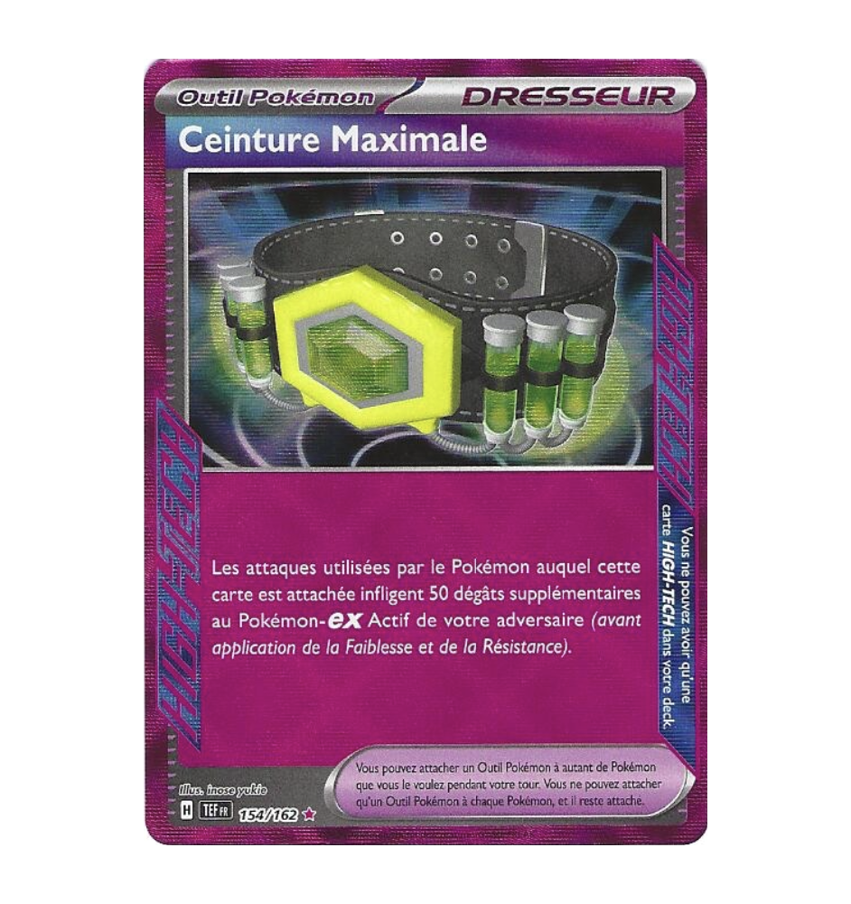 Dresseur ceinture maximale 154/162