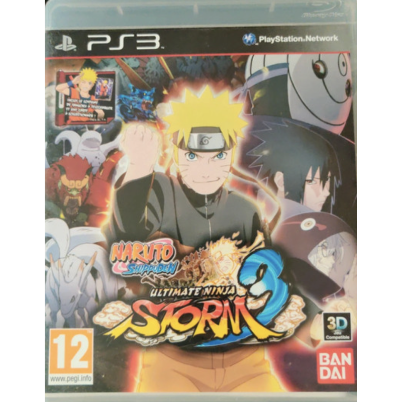 PS3 Naruto shippuden Ultimate Ninja Storm 3 Sn