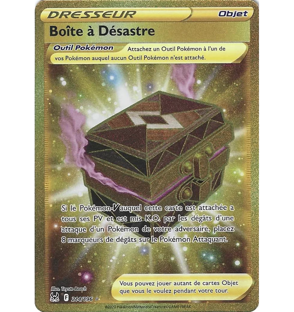 Dresseur Boite a Désastre 214/196 EB11 Origine Perdue