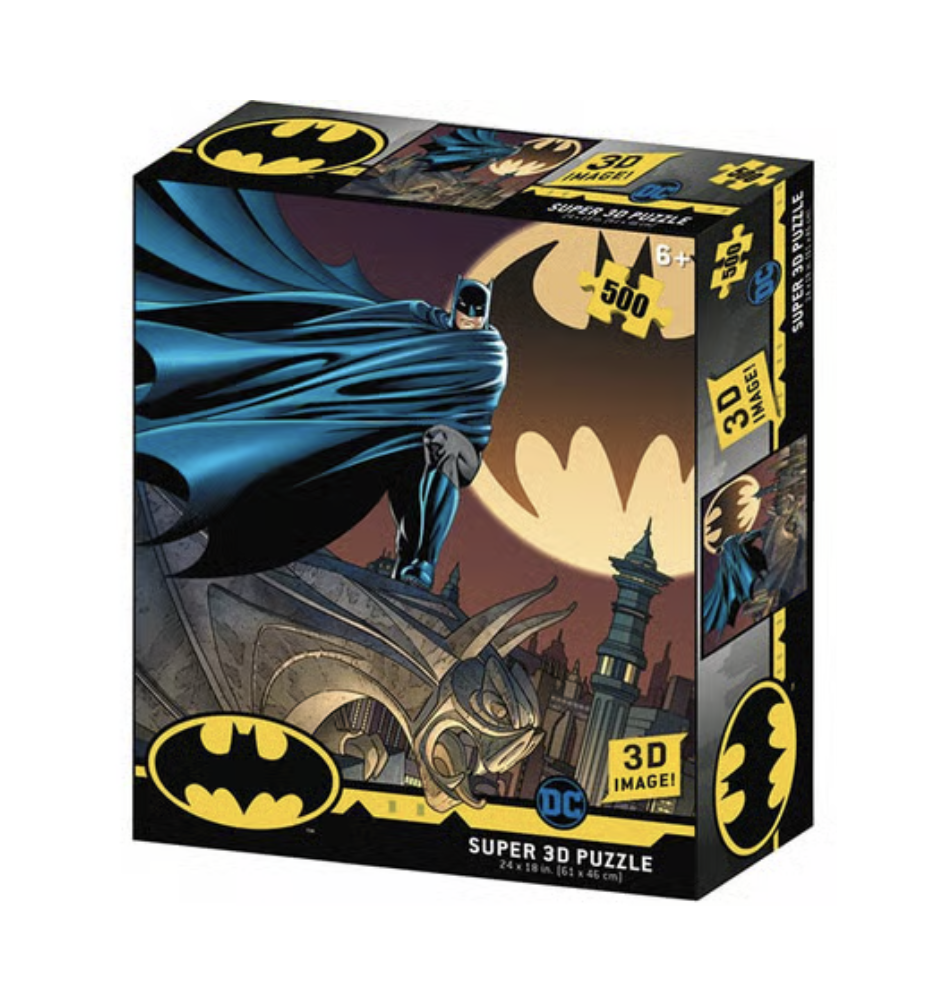 Puzzle Lenticulaire Dc Comics Batman Bat Signal 500pcs