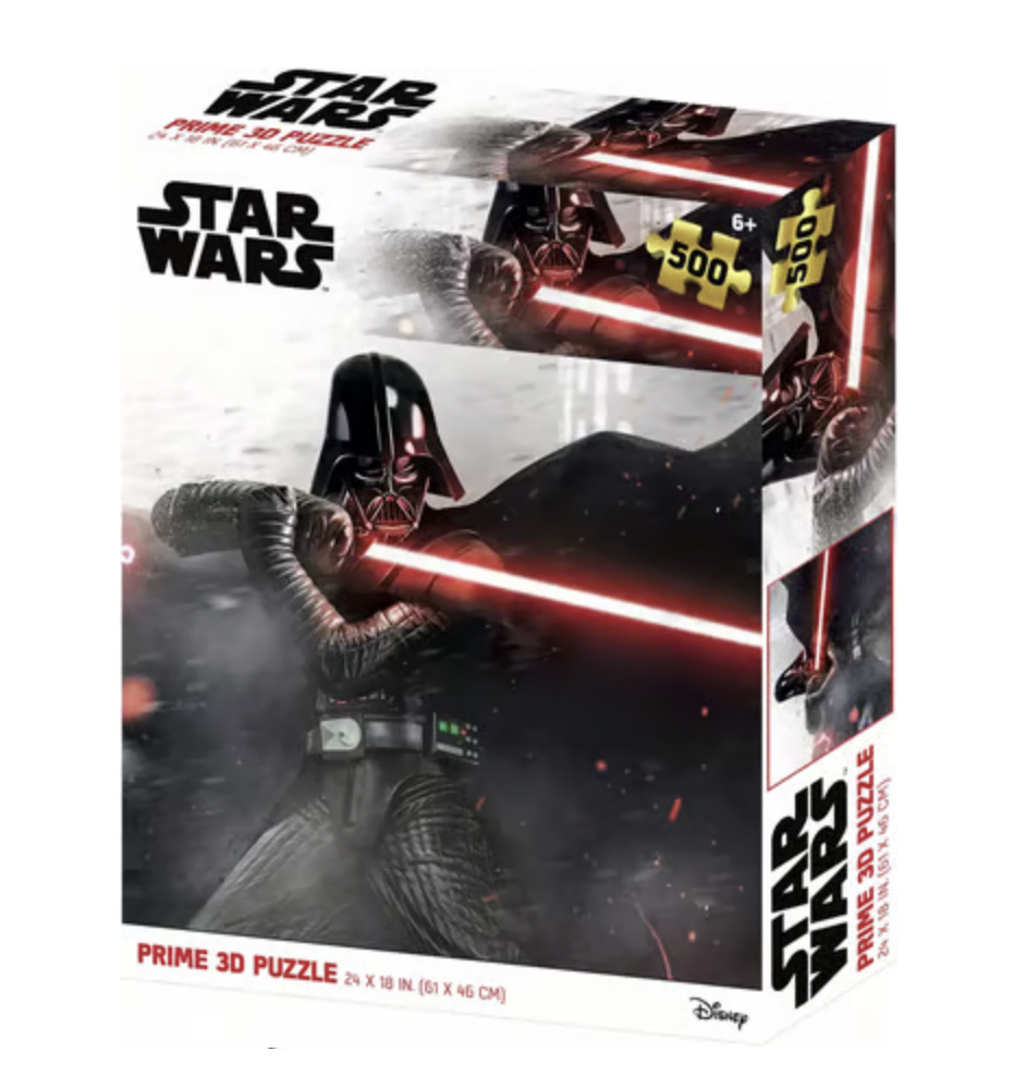 Puzzle Lenticulaire Star Wars Combat Dark Vader 500pcs