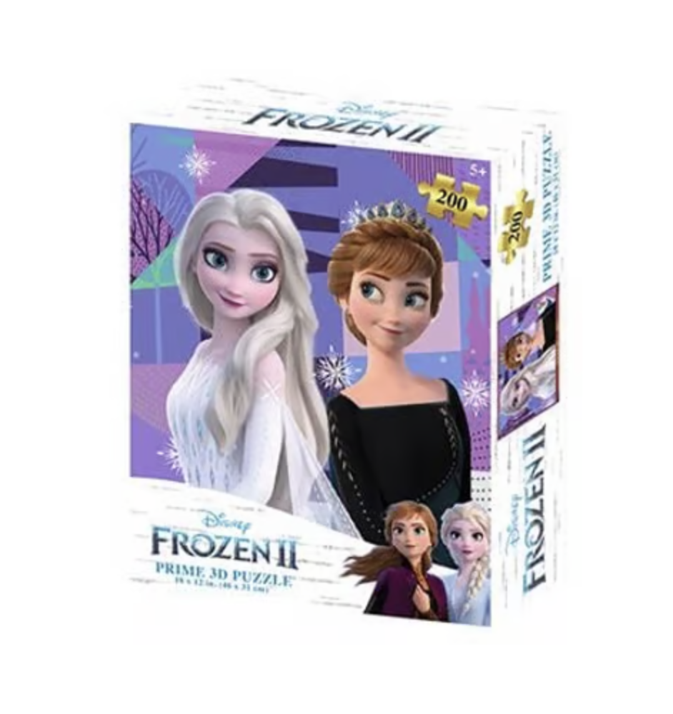 Prime 3D Puzzle Lenticulaire La Reine Des Neiges 2 Elsa Et Anna 200pcs