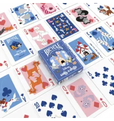 Bicycle Jeu De 56 Cartes Disney Cats & Dogs