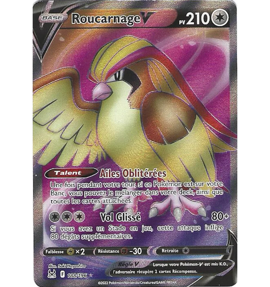 Roucarnage V 188/196 EB11 Origine Perdue