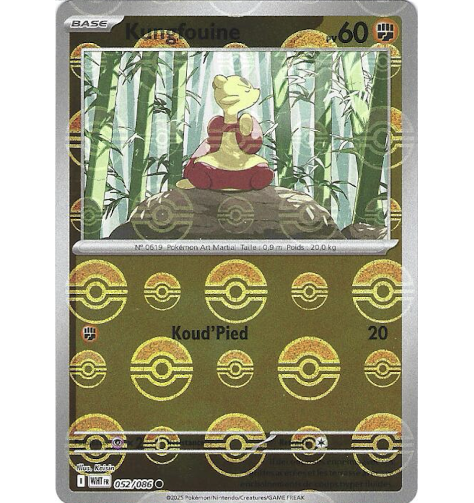 Kungfouine 052/086 Reverse Pokeball