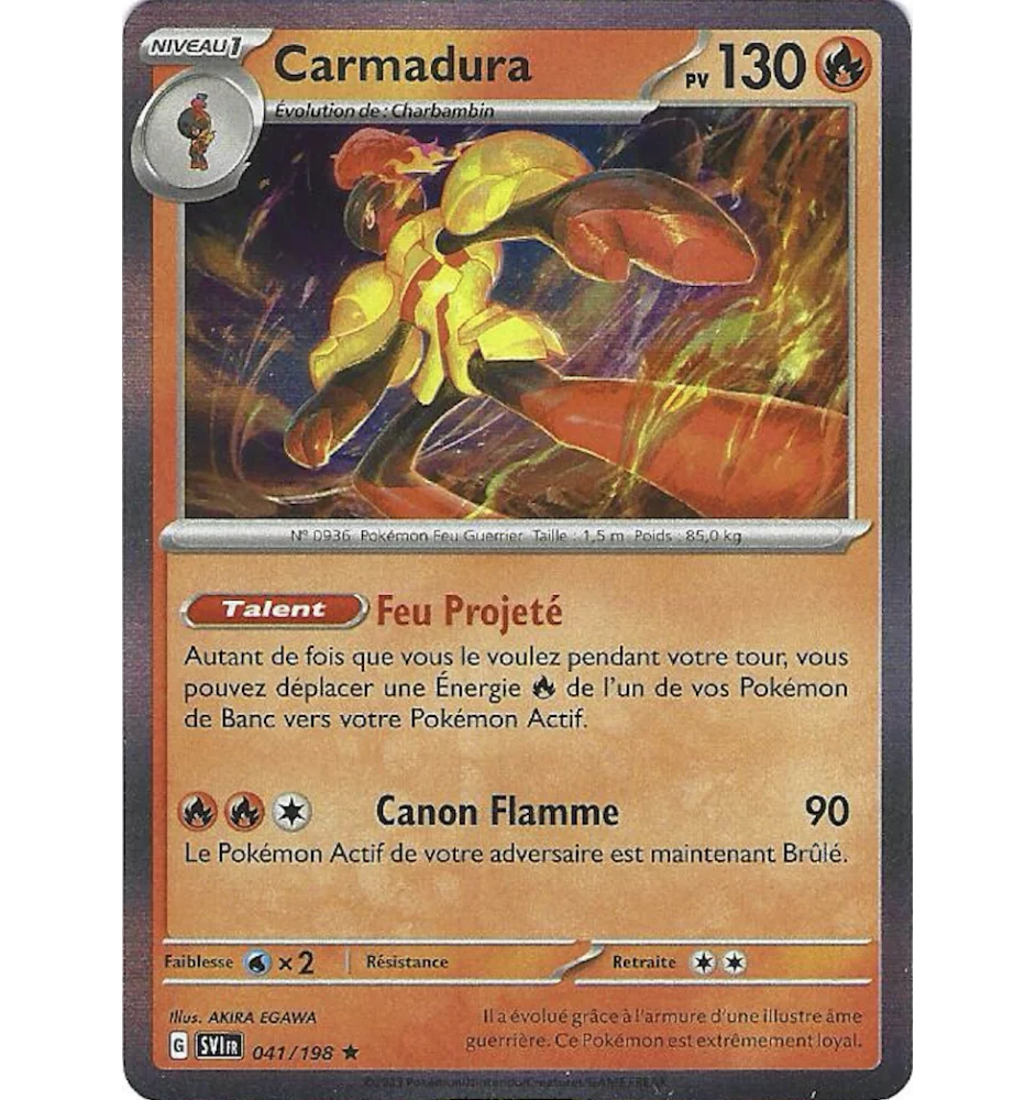 Carmadura 041/198 Holo SV1 Ecarlate Et Violet