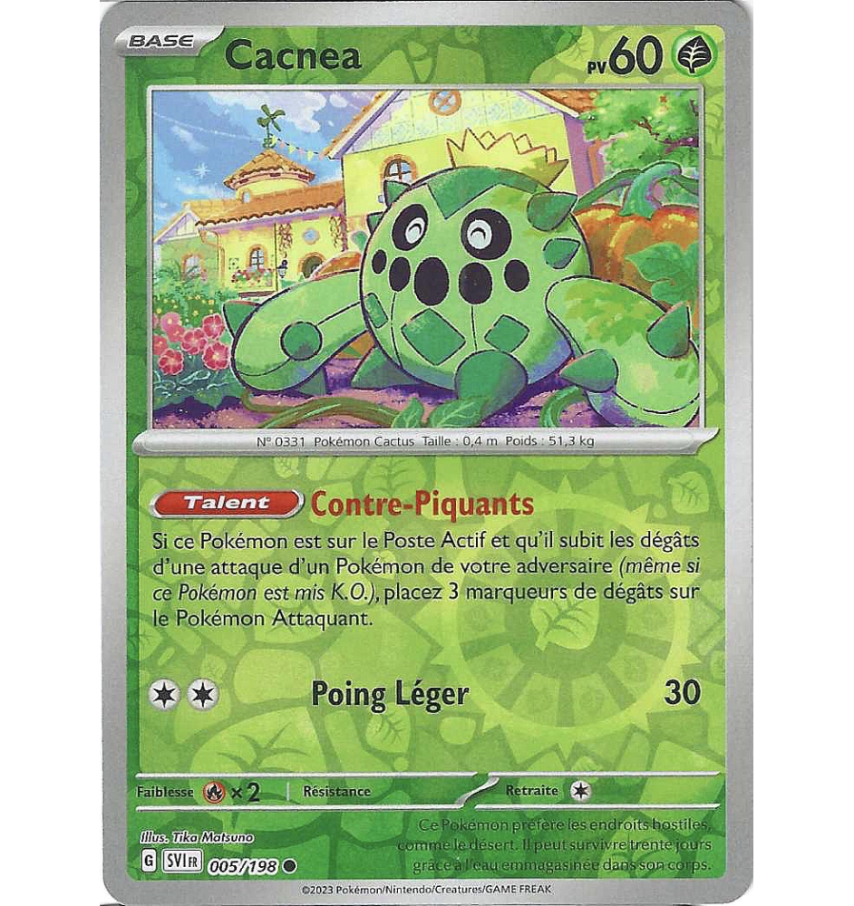 Cacnea 005/198 Reverse