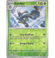 Gambex 021/193 Reverse PAL Evolutions à Paldéa