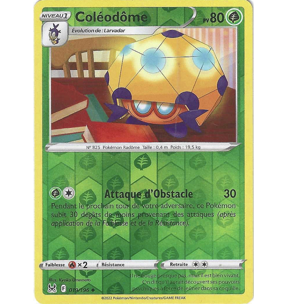 Coléodome 019/196 Reverse