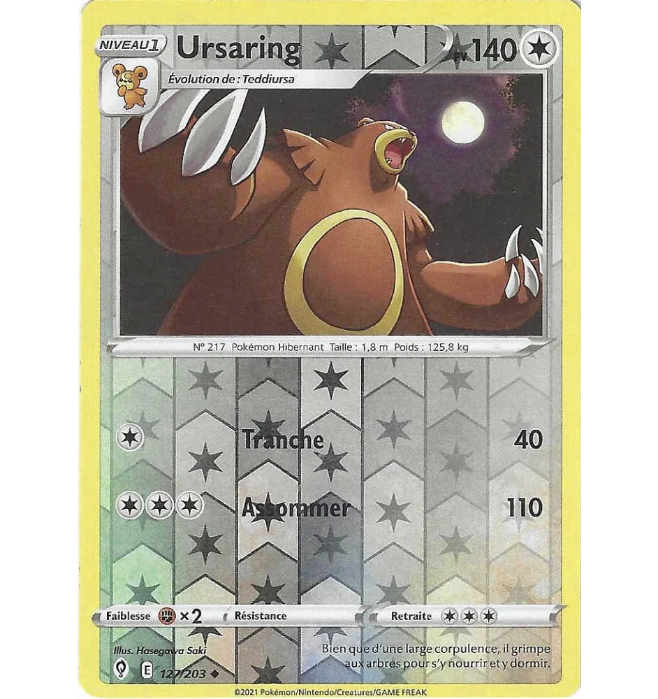 Ursaring 127/203 Reverse EVS Evolution Celeste EB07