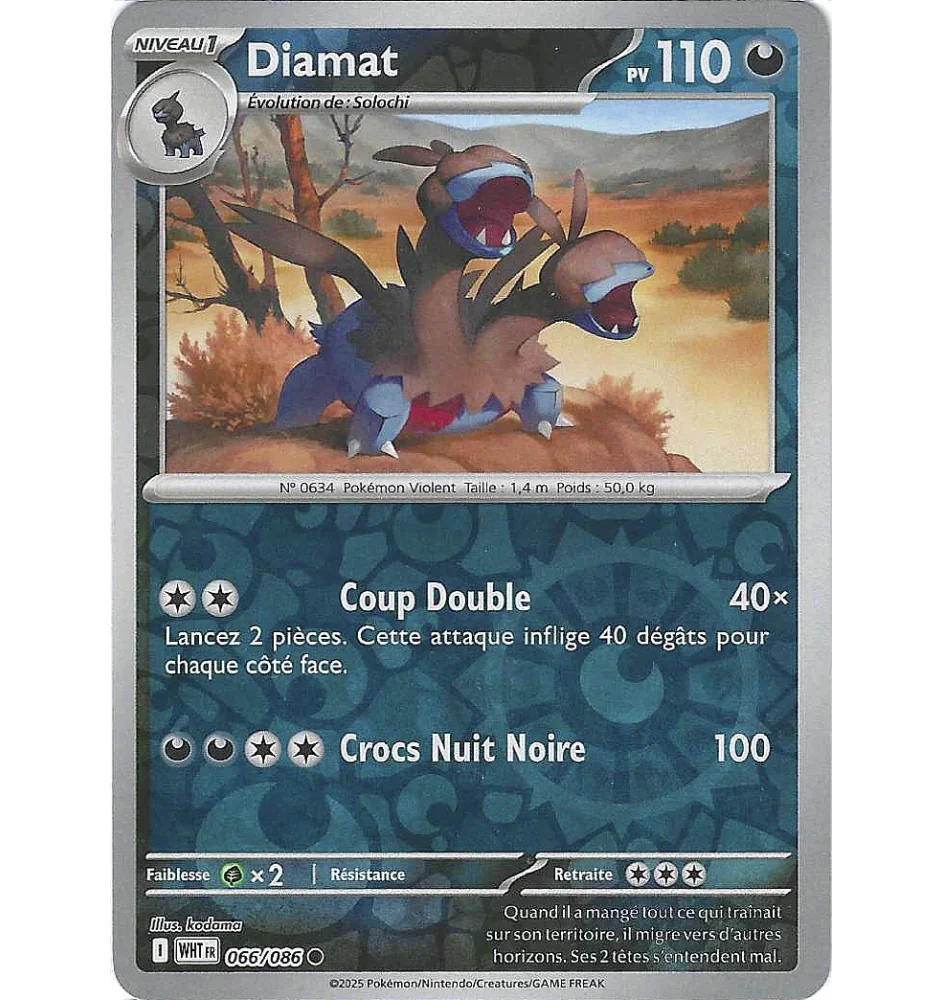Diamat 066/086 Reverse WHT Flamme Blanche