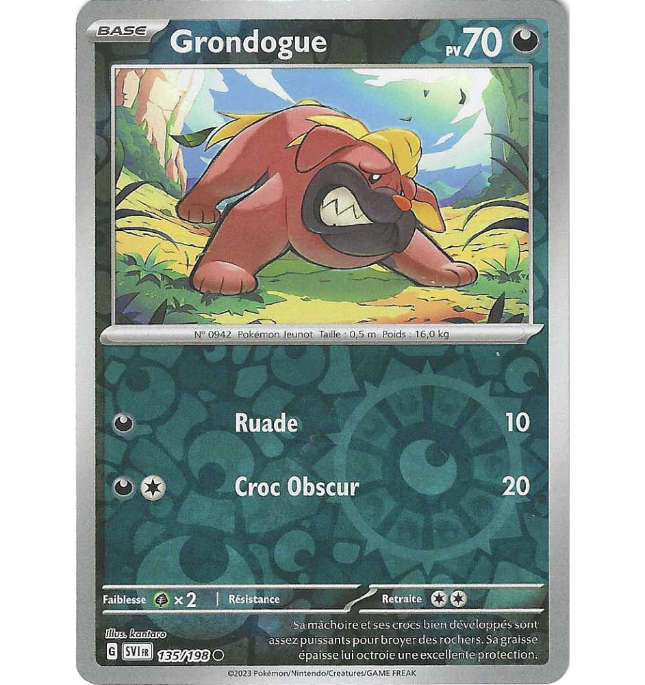 Grondogue 135/198 Reverse