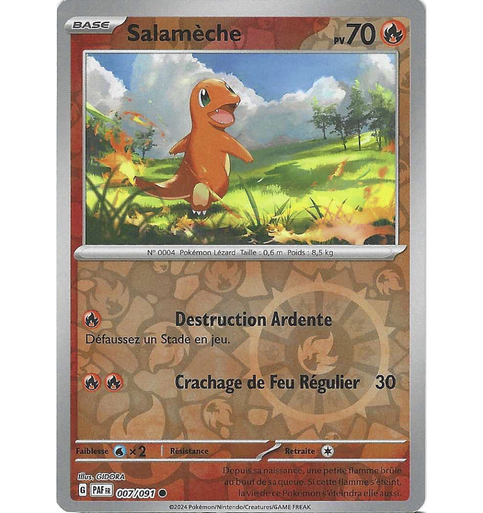 Salamèche 007/091 Reverse
