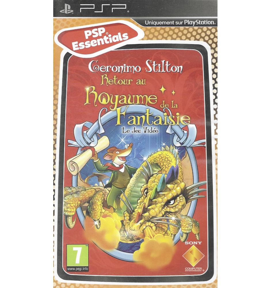 PSP Geronimo Stilton Retour Au Royaume De La Fantaisie Sn Essen