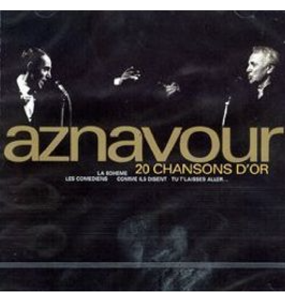 CD Charles Aznavour 20 chansons d'Or