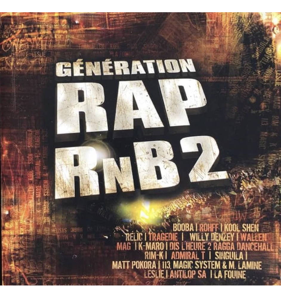 CD / DVD Generation Rap et Rnb 2 L'album