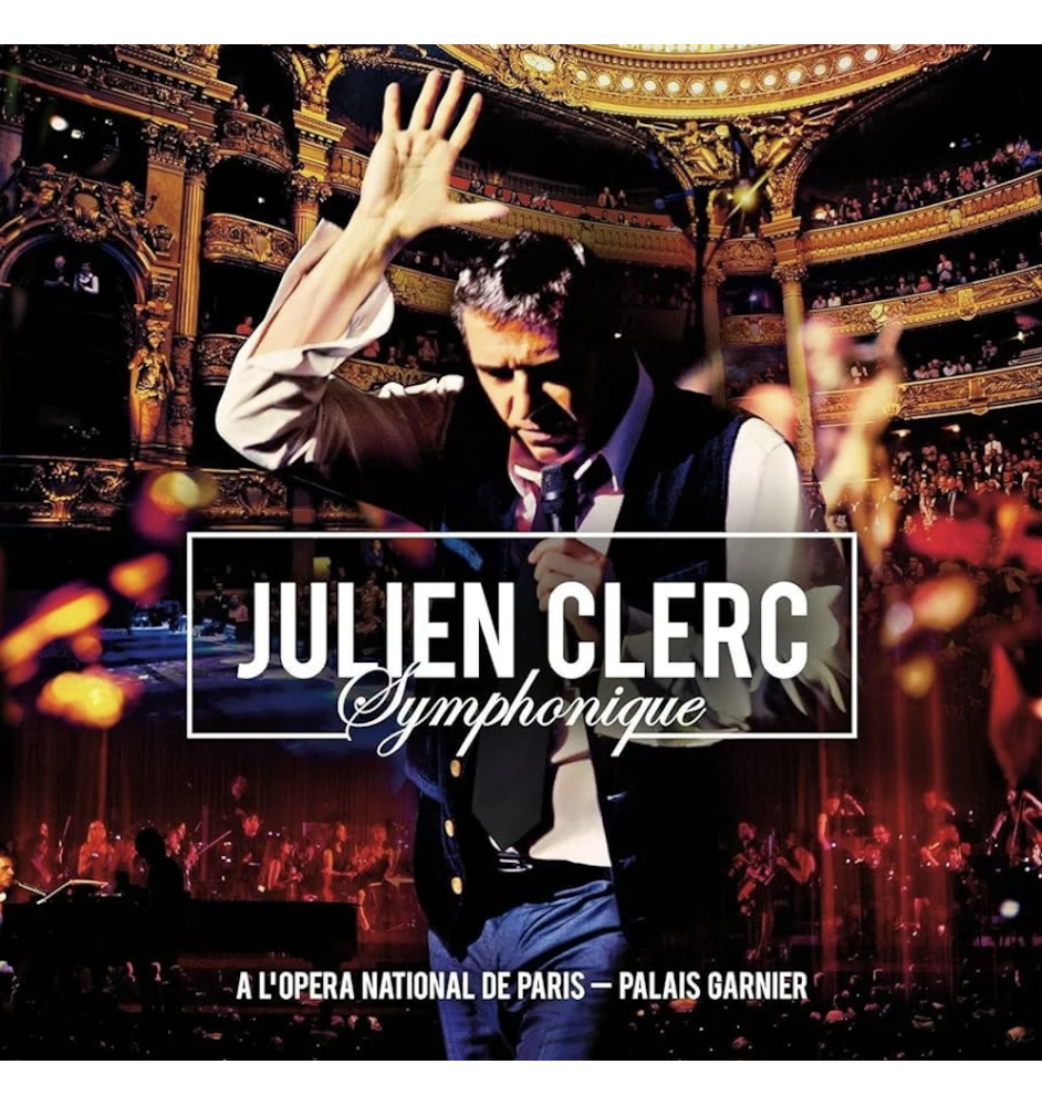 CD Julien Clerc Symphonique opéra de Paris double Cd