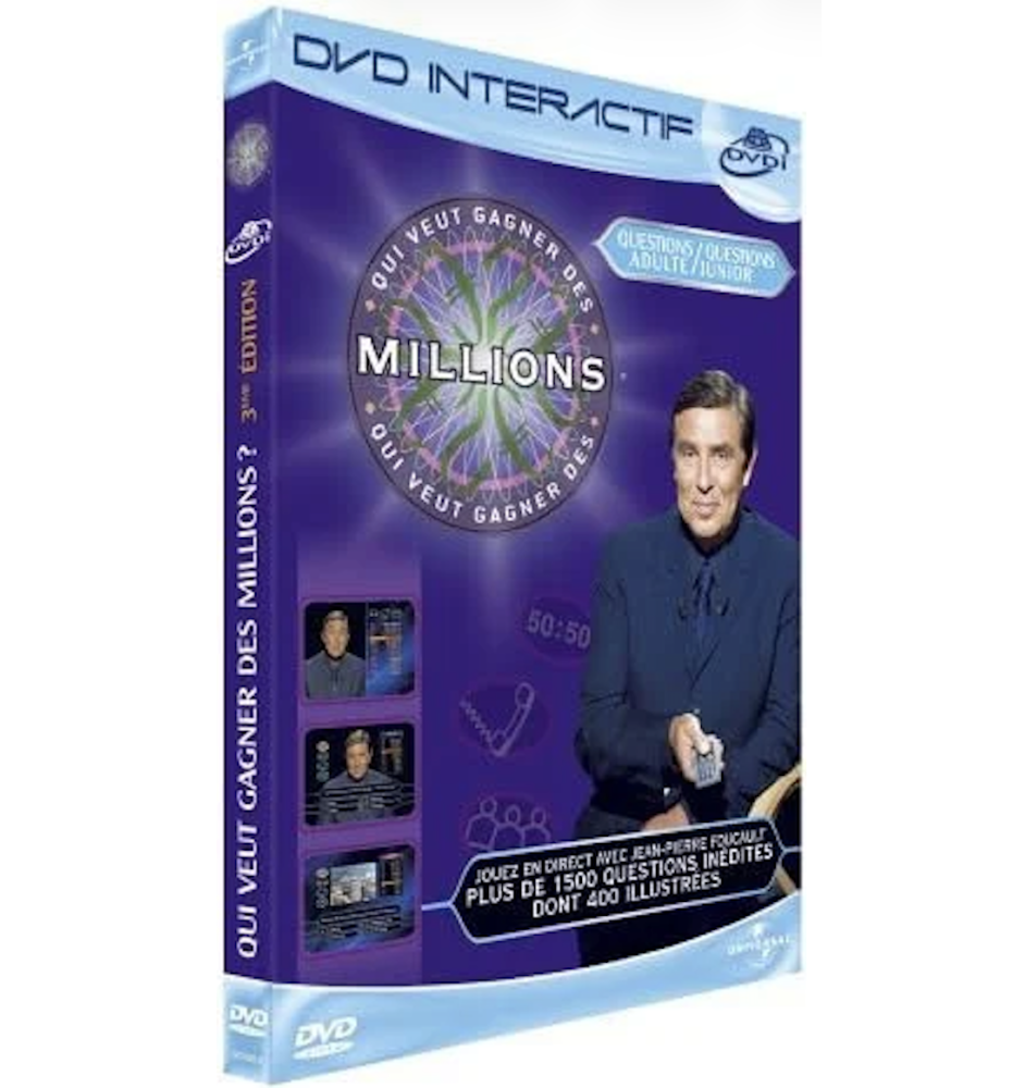 Coffret DVD Interactif Qui Veut Gangner Des Millions