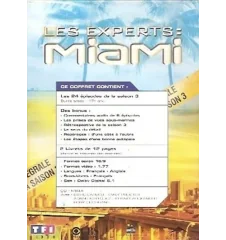 Coffret DVD Les Experts Miami Intégrale Saison 3